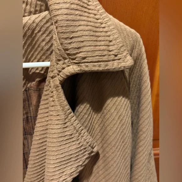 Free People Remi Brown Corduroy Oversized Shirt Jacket - Picture 10 of 17